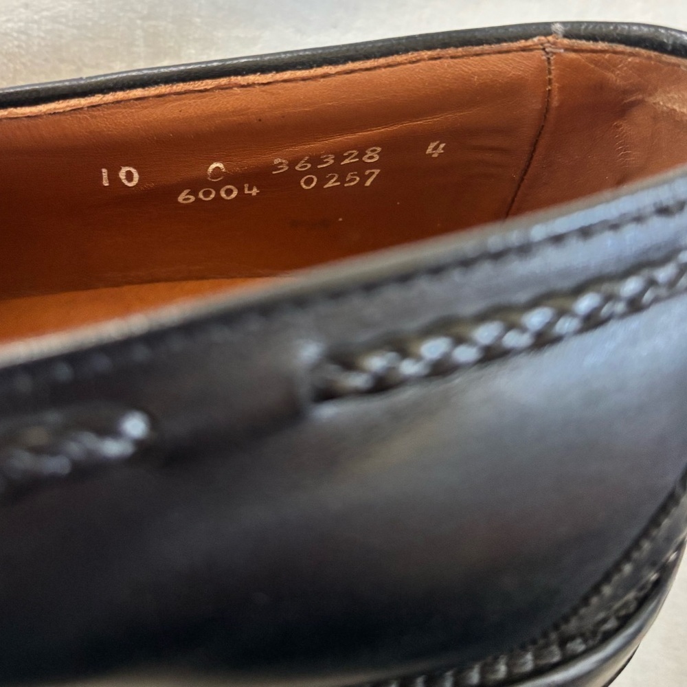 Allen Edmonds Bradenton Black Leather Tassel Loafers Men’s 10 C - Picture 7 of 12